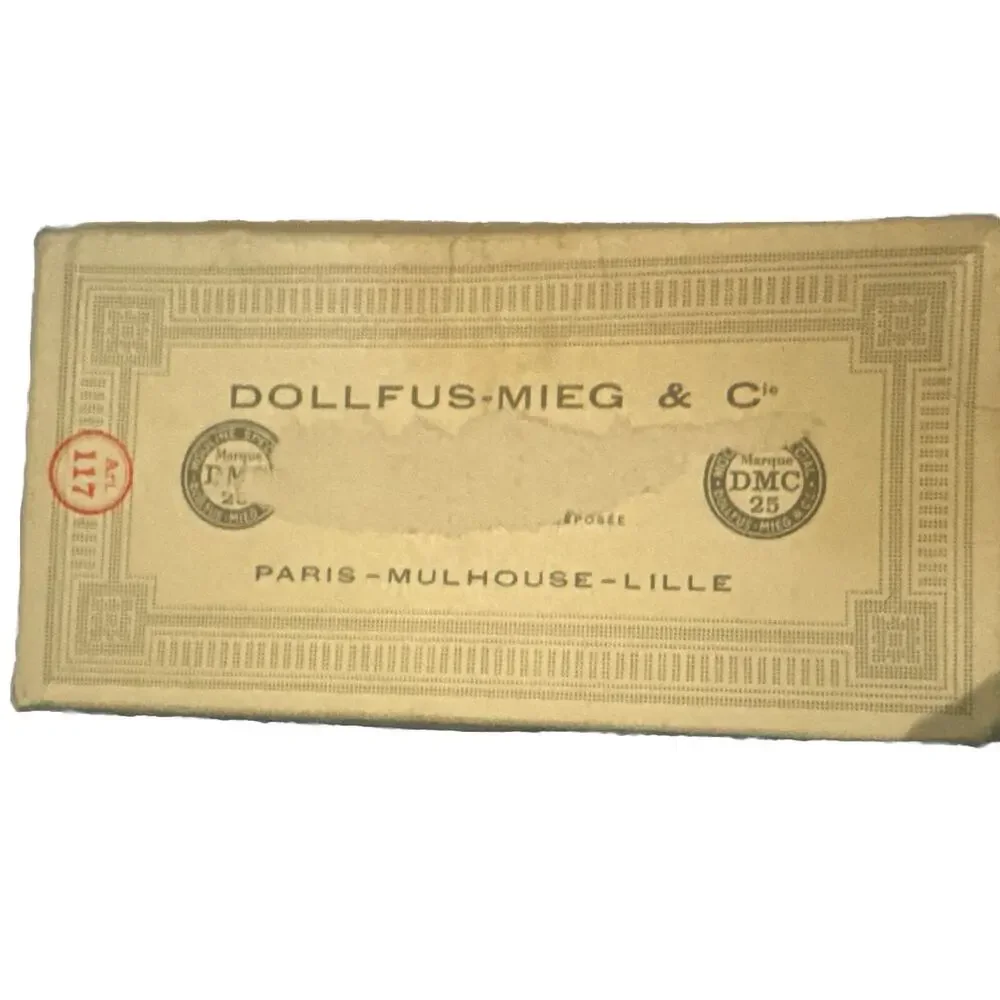Embroidery Thread D.M.C Dollfus-Mieg & Cie VTG No. 3346 Green (12) Org Box